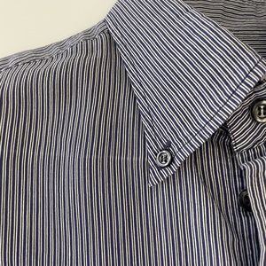 Emporio Armani vintage button-down striped shirt size 40 - 15 3/4